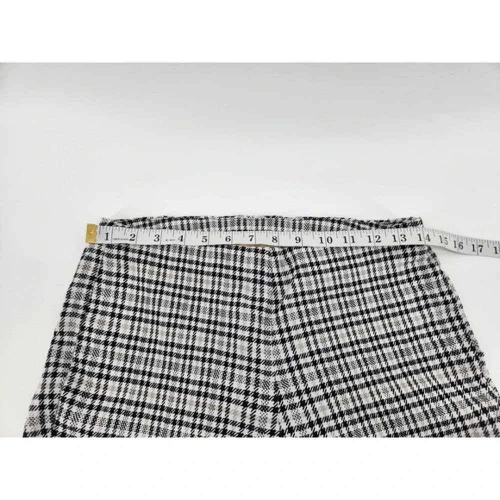 Michael Kors‎ Plaid Houndstooth Print Pants Career Casual Trousers Pull On M
